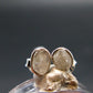 Phenakite Phenacite Sterling Silver Stud Earrings from Nigeria - 1.14 Grams