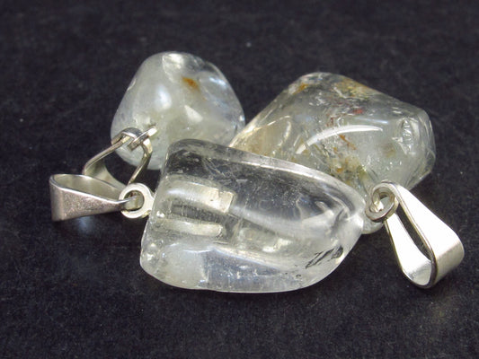 Set of 3 Natural Blue Topaz Pendant From Brazil