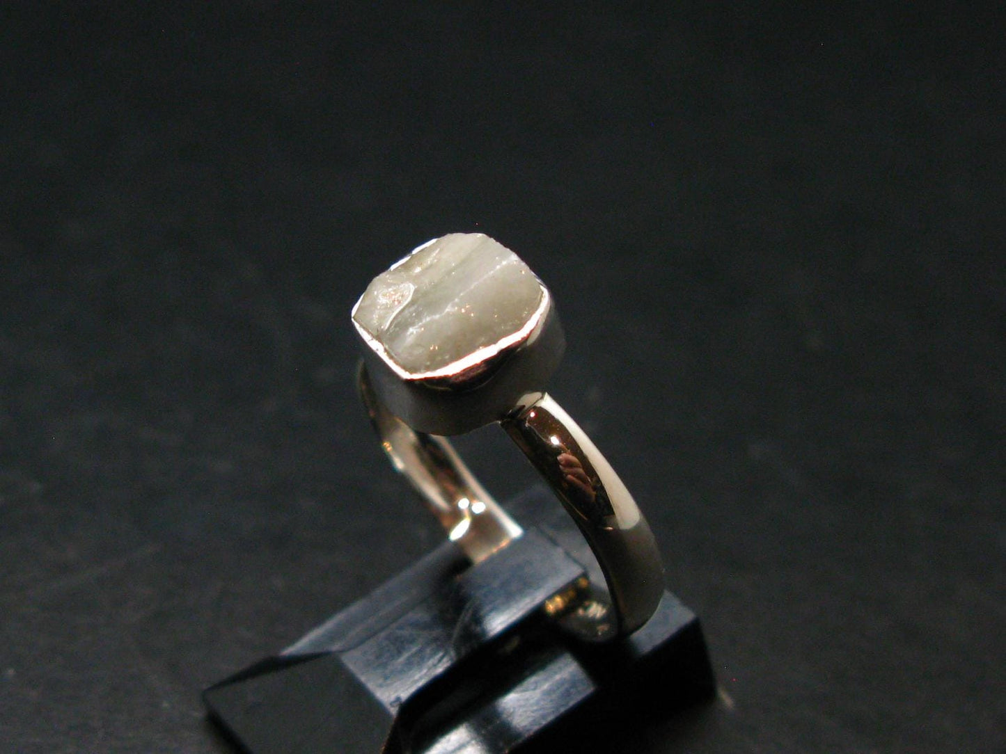 Phenakite Phenacite Sterling Silver Size 7 Ring from Nigeria - 2.0 Grams