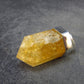 Yellow Citrine Sterling Silver Pendant from Brazil - 1.2" - 6.48 Grams