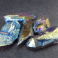 Lot of 5 Titanium Aura Quartz Crystals From Brazil