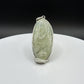 Prehnite Oval Pendant | Tourmaline Inclusions | Sterling Silver Jewelry