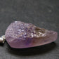 Stunning Natural Gem Ametrine Crystal Silver Pendant From Bolivia - 1.3" - 4.57 Grams