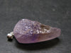 Stunning Natural Gem Ametrine Crystal Silver Pendant From Bolivia - 1.3" - 4.57 Grams