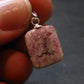 Bixbite Red Emerald Beryl Silver Pendant From Utah USA - 5.5 Carats - 0.8"