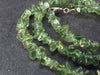 Fantastic Set of Three Natural Green Apatite Free Form Bead Necklace from Brazil - 18" Each