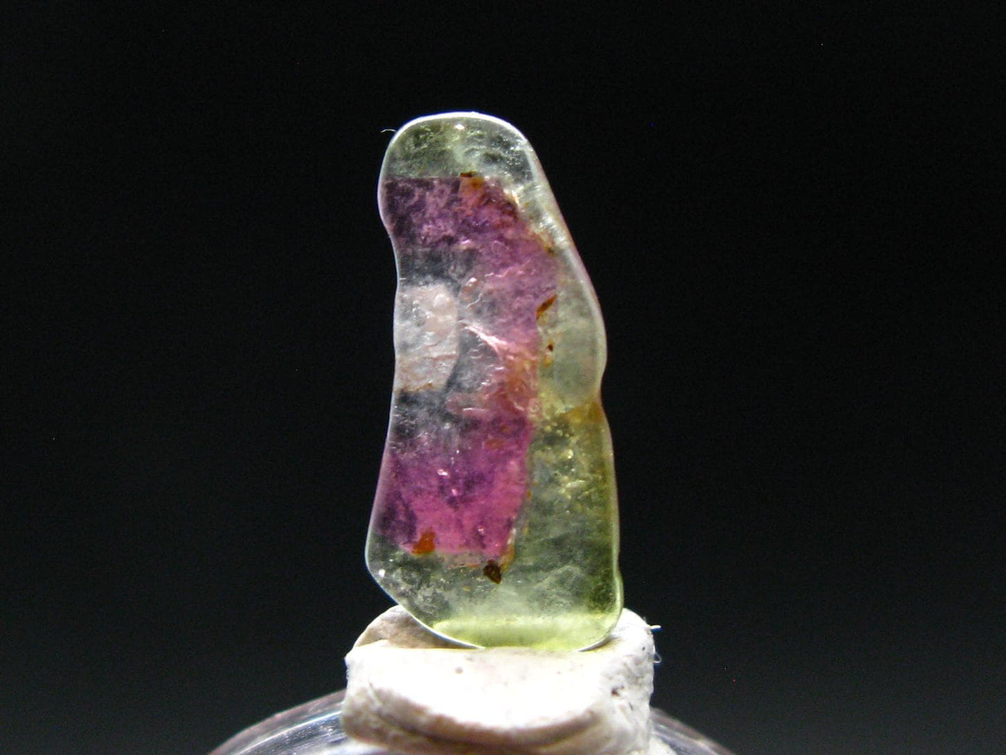 Rare Watermelon Tourmaline Crystal Slice From Brazil - 3.40 Carats