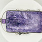 Charoite & Amethyst Sterling Silver Pendant - 78.52 Grams