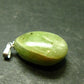 Green Kyanite Crystal Silver Pendant From Tanzania - 1.2"