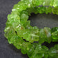 Natural Gemmy Peridot Olivine Crystal Necklace from Pakistan - 17"