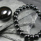 Black Onyx Genuine Bracelet ~ 7 Inches ~ 8mm Round Beads