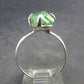 Tsavorite Gem Green Garnet Sterling Silver Ring from Tanzania - 2.61 Grams - Size 8.5