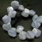 Blue Lace Agate Genuine Bracelet ~ 7.5 Inches ~ 20mm Facet Beads