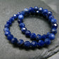 Sodalite Genuine Bracelet ~ 7 Inches ~ 4mm Facetted Beads
