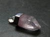 Vera Cruz Amethyst Silver Pendant From Mexico - 1.0" - 4.14 Grams
