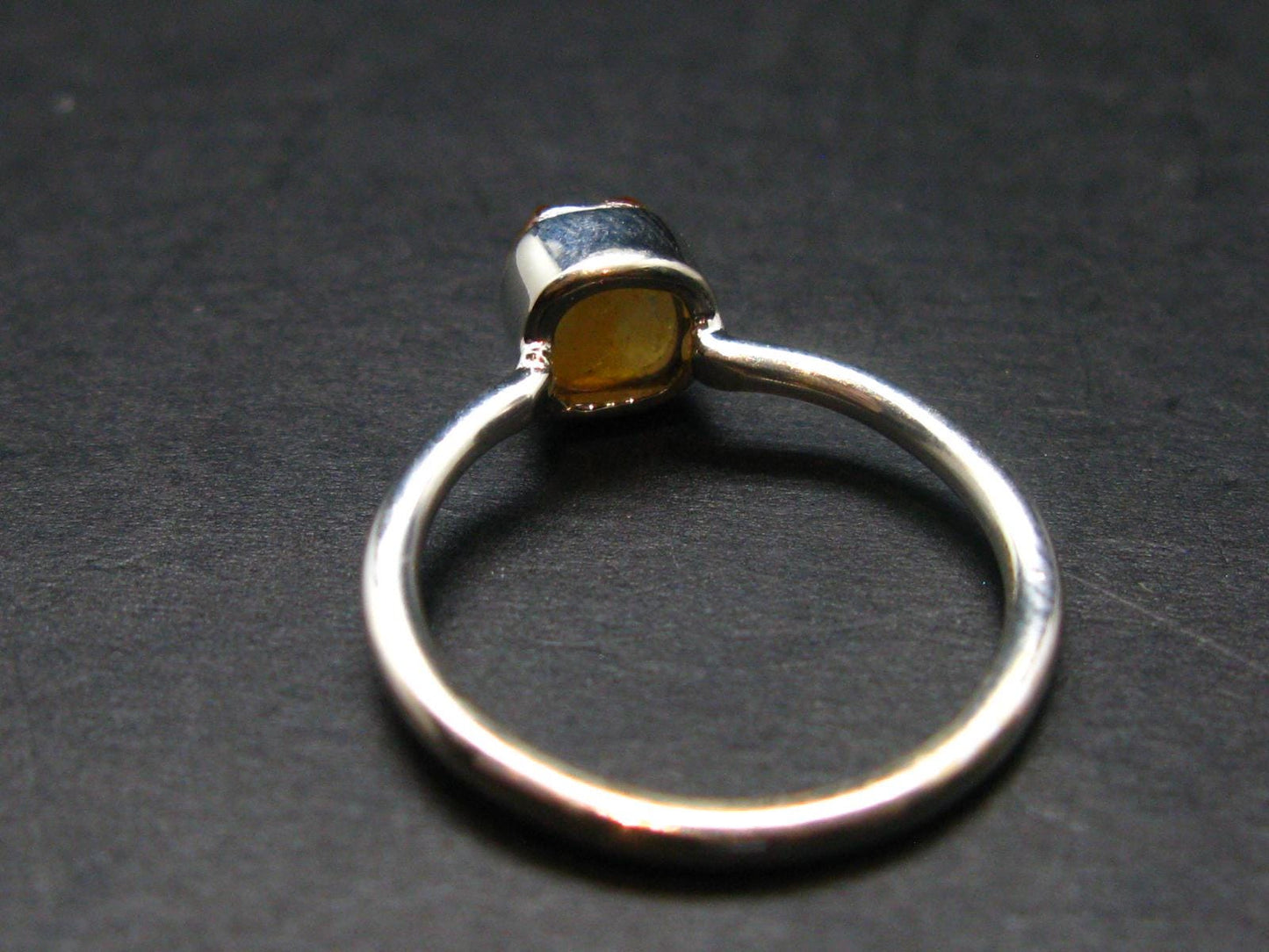 Sphalerite Silver Ring From Spain - Size 6 - 1.83 Grams