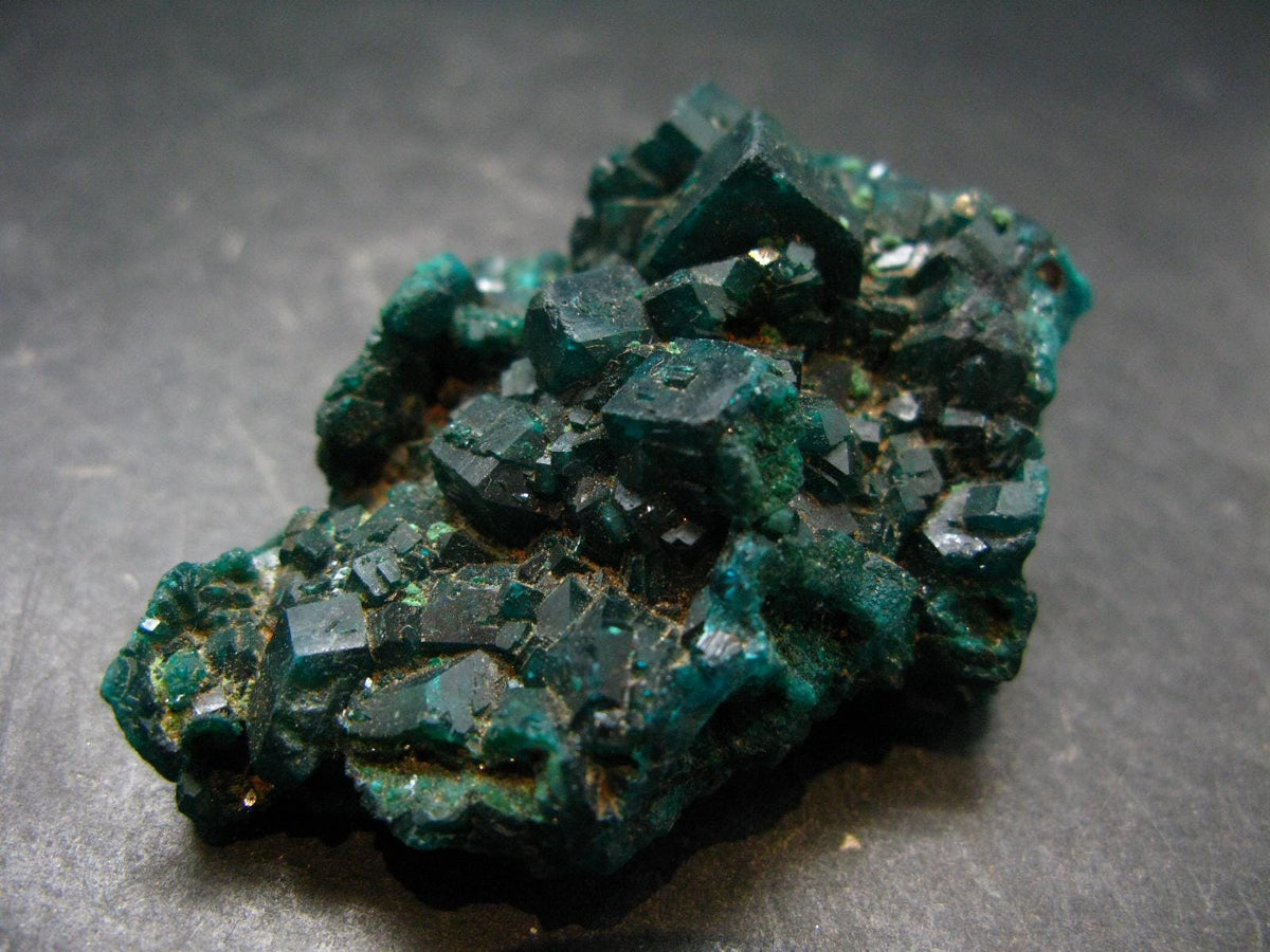 Very Nice Dioptase Cluster from Congo - 2.2" - 40.11 Grams