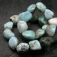 Larimar Genuine Bracelet ~ 7 Inches ~ 10mm Tumbled Beads
