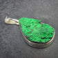 Uvarovite (Green Chromium Garnet) Cluster Silver Pendant from Russia - 1.6" - 6.90 Grams