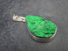 Uvarovite (Green Chromium Garnet) Cluster Silver Pendant from Russia - 1.6" - 6.90 Grams