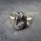 Meteorite Campo Del Cielo Argentina Sterling Silver Ring - 4.45 Grams - Size 7
