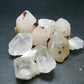 lot of 10 Hollandite in Quartz Crystals from Madagascar- 76.36 Grams