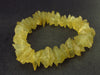 Gem Raw Libyan Desert Glass Tektite Bracelet from Libya - 7" - 49.8 Grams