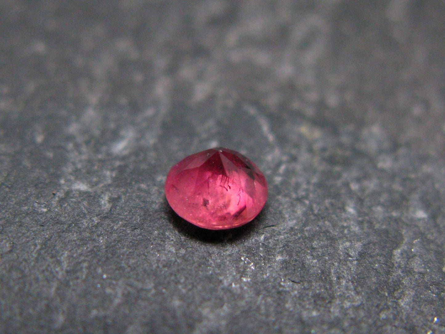 Beautiful Rare Gem Bixbite Red Beryl Emerald Cut Stone From Utah USA - 0.23 Carats - 4.0x4.0mm