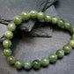 Rare Green Apatite Genuine Bracelet ~ 7 Inches ~ 8mm Round Beads