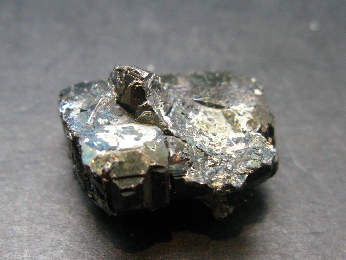 Silver Gray Terminated Bournonite Crystal from China - 12.48 Grams - 0.8"