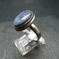 Ruby & Kyanite Silver Ring From India - 5.44 Grams - Size 8
