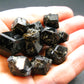 lot of 10 Black Melanite Andradite Garnet Crystals From Mali - 36.82 Grams