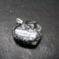 Rare Impactite Silver Heart Pendant From Norway - 1.1"