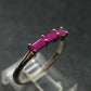 Star Ruby Sterling Silver Ring- Size 8 - 1.71 Grams