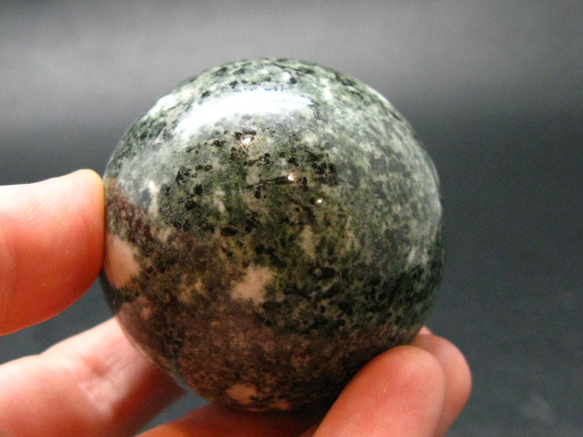 Rare Stonehenge Bluestone Sphere Ball From Wales UK - 2.0" - 196.11 Grams