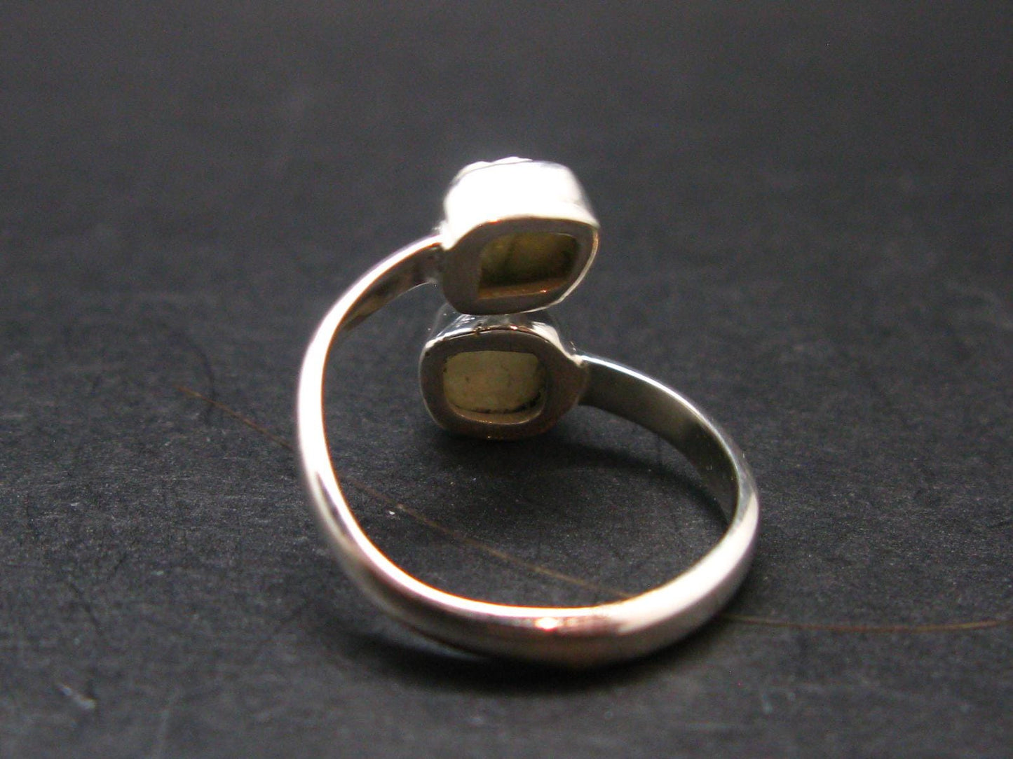 Phenakite Phenacite Crystal Silver Ring From Brazil - Size 7 - 2.26 Grams