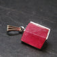 Rhodochrosite Sterling Silver Pendant From Alma Colorado - 0.8" - 2.69 Grams