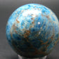 Large neon blue Apatite sphere from Madagascar- 258.18 - 2.0"