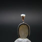 Very Rare White Cryolite 925 Silver Pendant from Greenland - 0.6" - 1.20 Grams