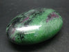 Ruby In Zoisite Tumbled Stone From Tanzania - 2.1" - 59.8 Grams