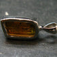 Zincite Zinkite Crystal 925 Silver Pendant From Poland - 0.7" - 2.27 Grams