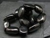 Elite Noble Shungite Genuine Bracelet ~ 7 Inches ~ 15mm Tumbled Beads