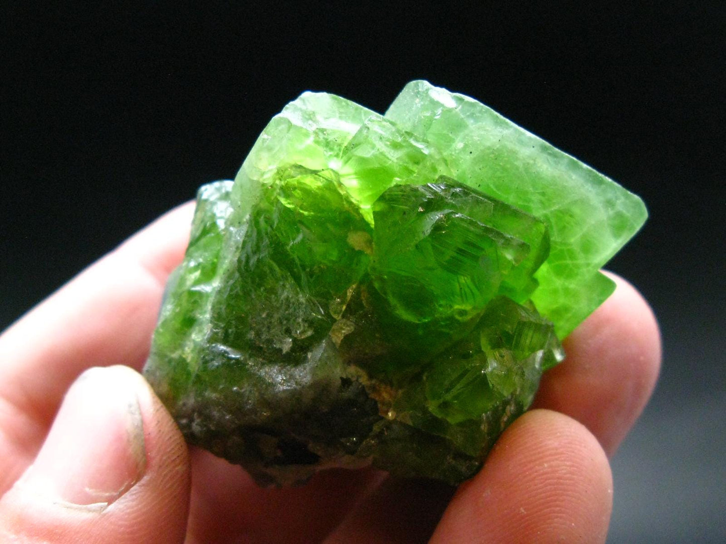 Huge 387 Carat Gem Peridot Olivine Cluster from Pakistan - 1.1"