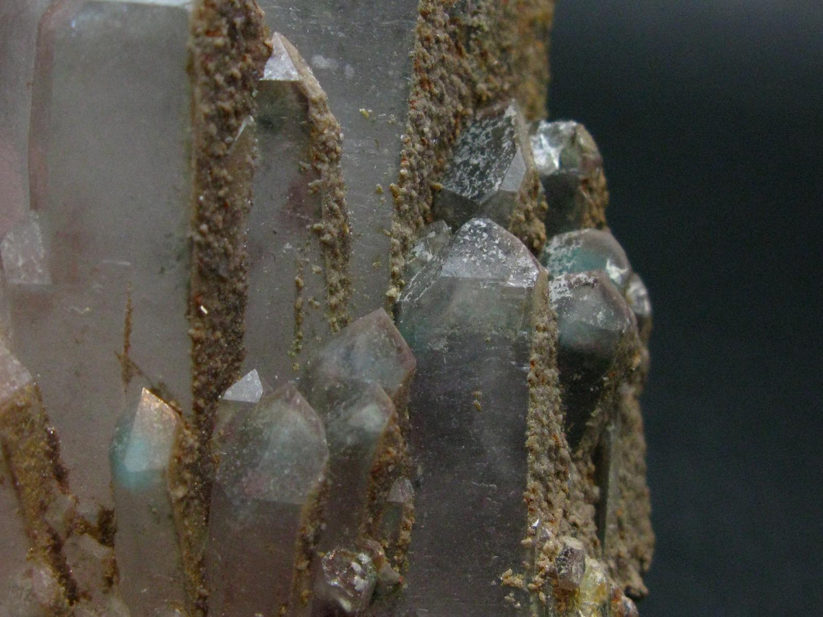 Ajoite In Quartz Crystal From South Africa - 5.3" - 680 Grams