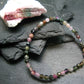 Watermelon Tourmaline Genuine Bracelet ~ 7 Inches ~ 4mm Facetted Stones