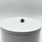 Ruby Flower Pendant | Sterling Silver, Cubic Zirconia, July Birthstone