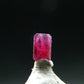 Beautiful Rare Gem Bixbite Red Beryl Emerald Cut Stone From Utah USA - 0.13 Carats - 3.9x2.5mm