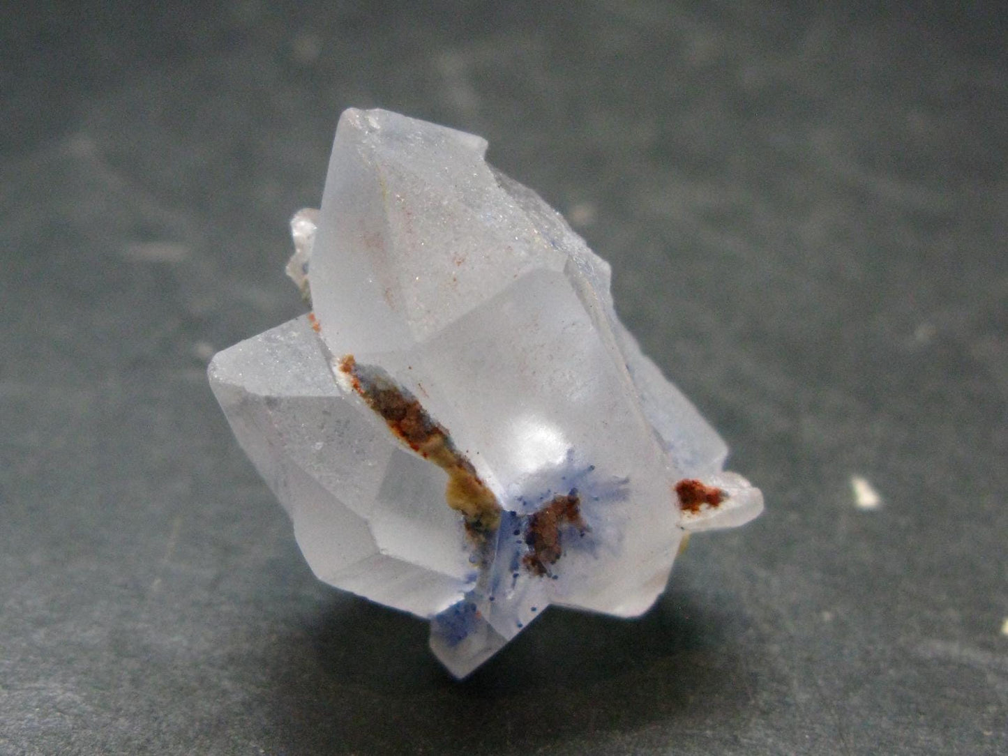 Dumortierite In Quartz Crystal From Brazil - 1.0" - 8.79 Grams