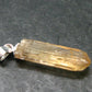 Imperial Topaz Crystal Pendant From Brazil - 1.0" - 1.27 Grams