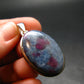 Ruby & Kyanite Silver Pendant From India - 9.76 Grams